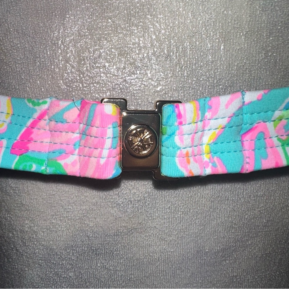 Lilly Pulitzer Surf Blue So Shellegant Suria Bikini Top - Picture 6 of 8